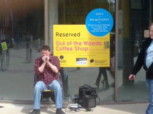 Pannier Market Musician.