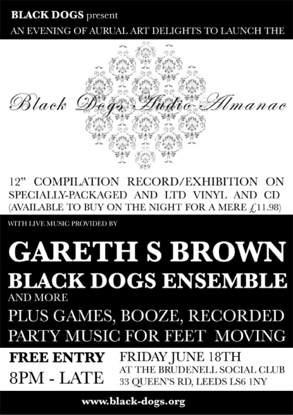 Black Dogs Audio Almanac flyer