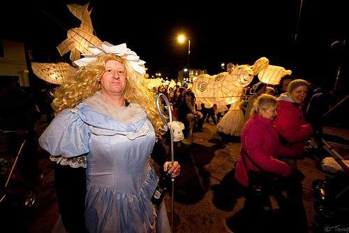 Fancy Dress is also popular - here's a slightly butch Bo Peep!