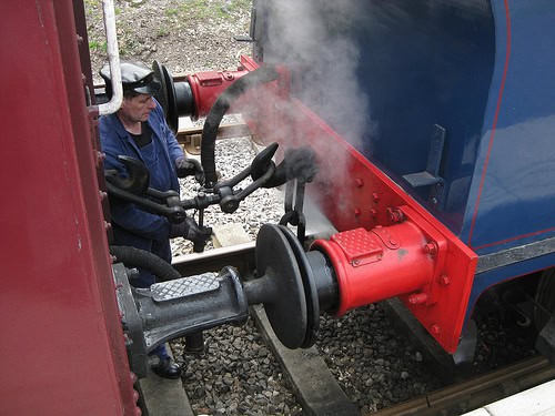 engineer on Middleton Railway