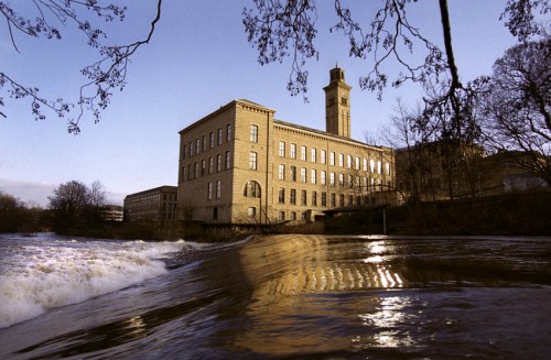 Salts Mill River Aire Photograph Tim Smith