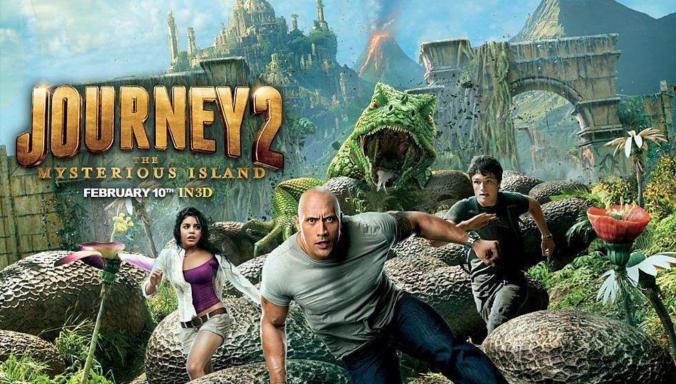 journey 2 the mysterious island poster