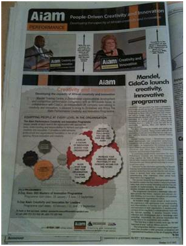 The Financial Gazette reports the Launch of our partnership