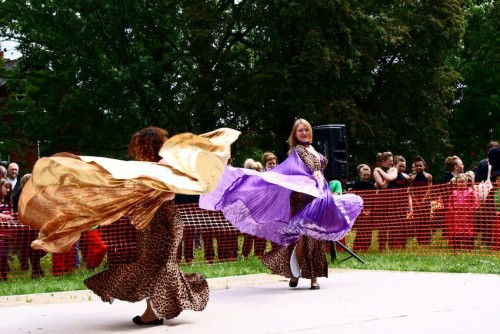 Egyptian belly dancers at Beeston Festival