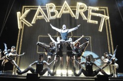 Will Young as Emcee and the Company in Cabaret 2 Photographer Keith Pattison 2012 PRODUCTION