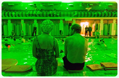 GHOSTBUSTERS swim-a-long cinema -at Bramley Baths photo Lizzie Coombes October 2013 