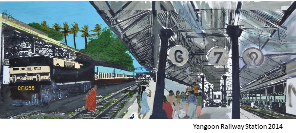 Yangoon Railway Station_2014