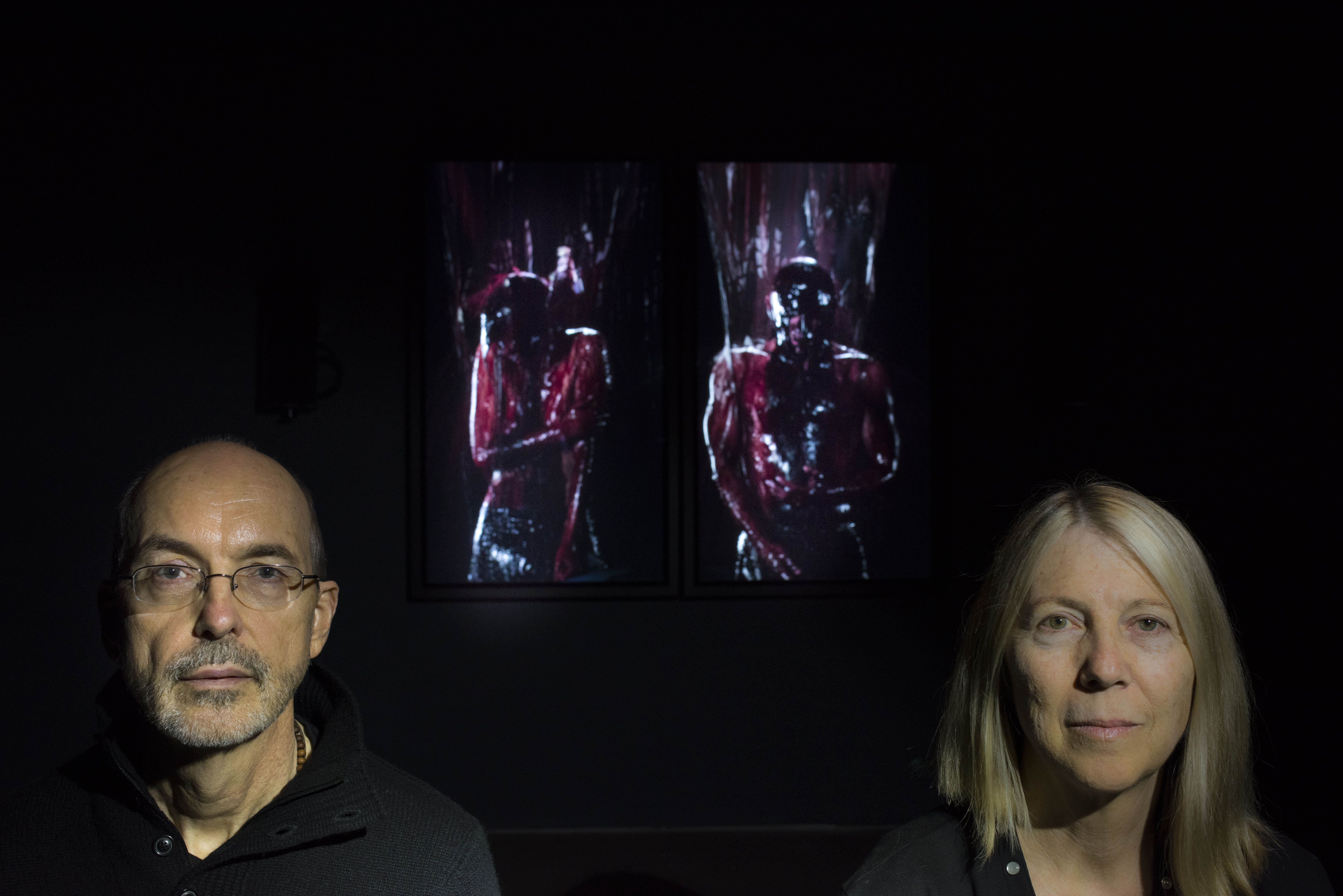 bill-viola-and-kira-perov-in-front-of-the-trial-2015-courtesy-bill-viola-studio-and-ysp-photo-©-jonty-wilde