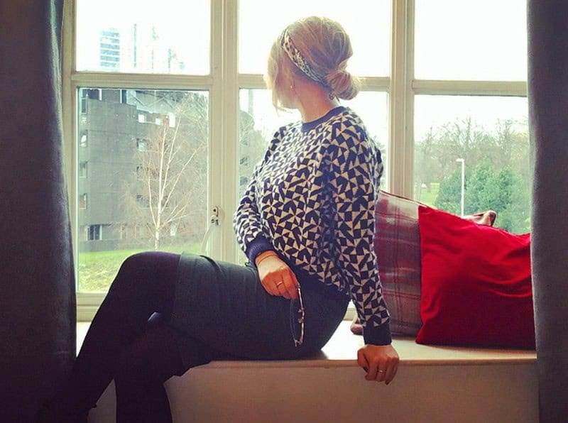 A vintage outfit, as modelled by the author, for less than £15...