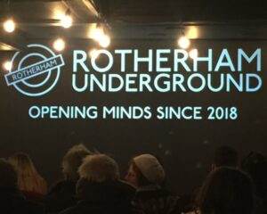 The opening night's audience at Rotheram Underground