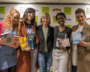 Left to right: Kate Williams, Catherine Meyer, Kate Mosse, June Sapong and Kit de Waal. (Photo courtesy of Baileys Book Bar)
