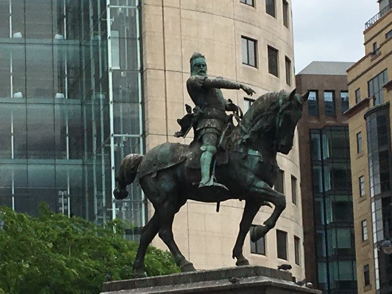The Black Prince statue, City Square Leeds.