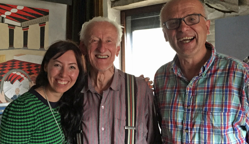 From left: Esther Johnson, Philip Andrew & Christopher Marsden, July 2018 (Photo: Leigh Bird)