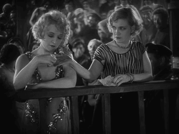 Betty Compson and Olga Baclanova in The Docks of New York