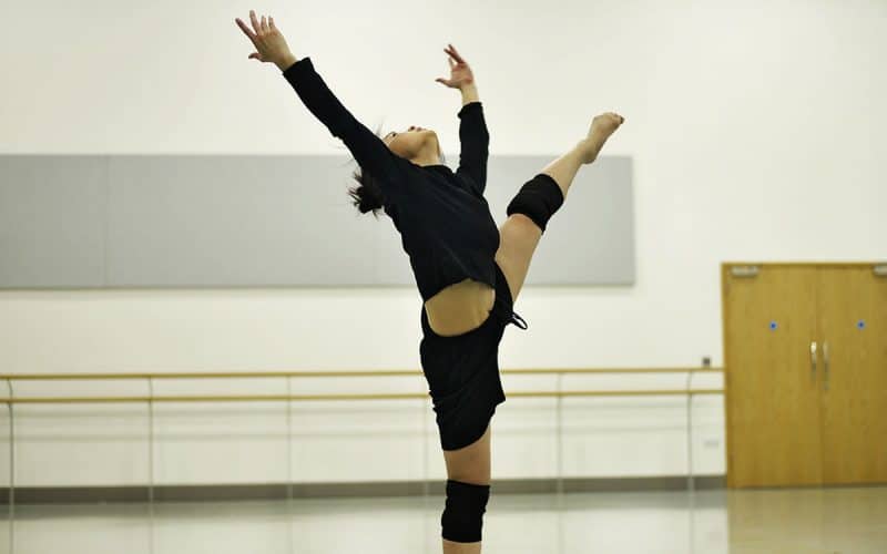 Vanessa Vince-Pang rehearsing The Rite of Spring, choreographed by Jeanguy Saintus © Jack Thomson 