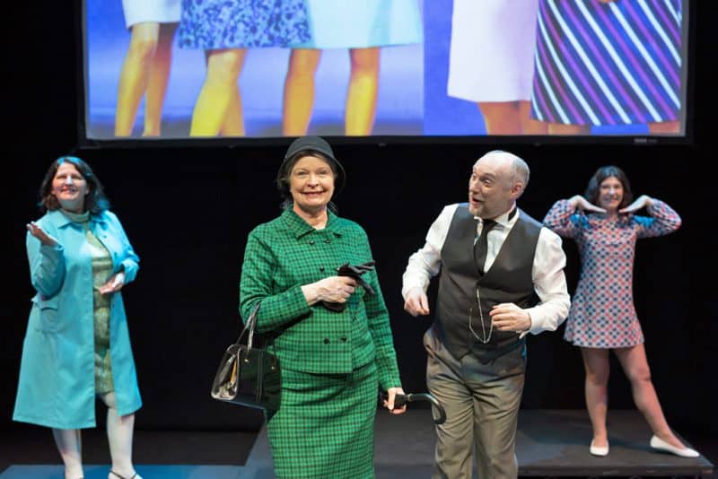 From left : Maz Barker, Alyson Marks, Ian Ray-White and Sophia Kelly in the 1960s