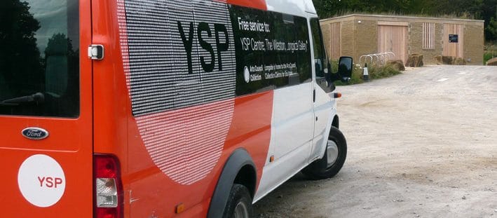 YSP minibus in car park
