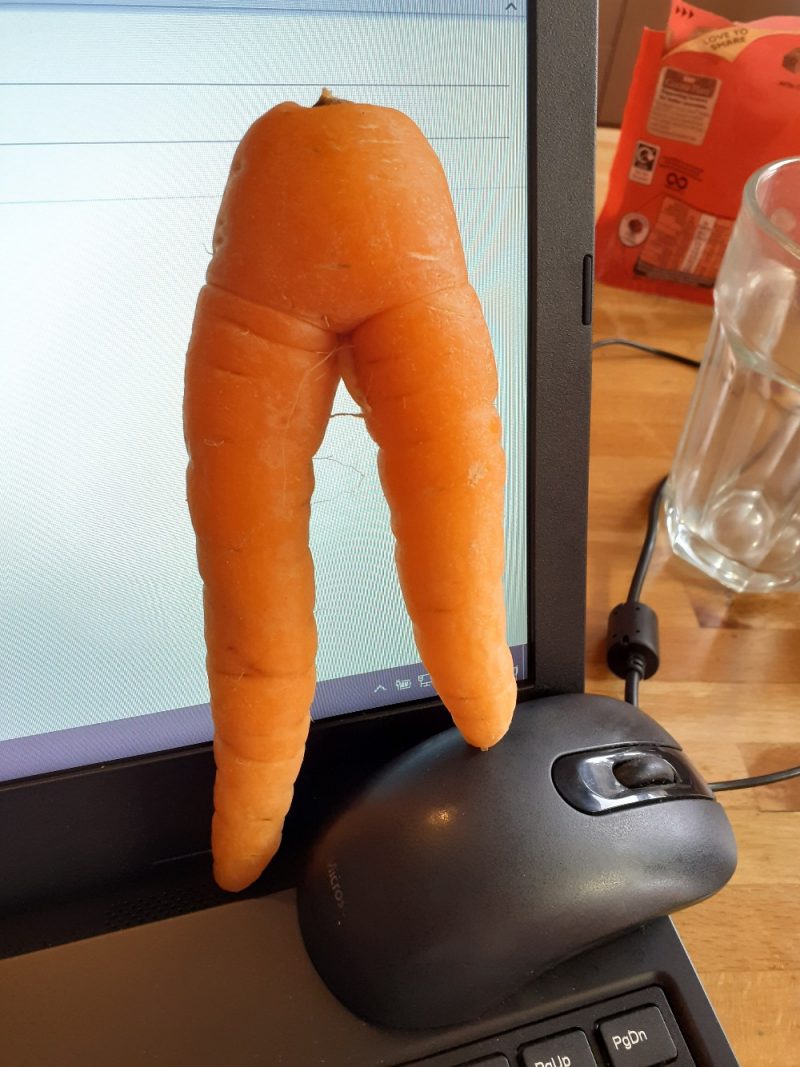 wonky carrot
