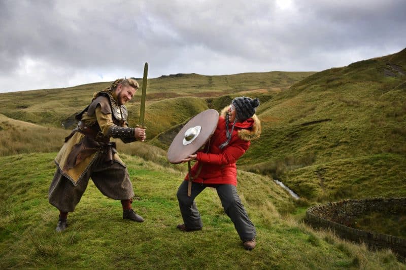 Ben in Viking costume